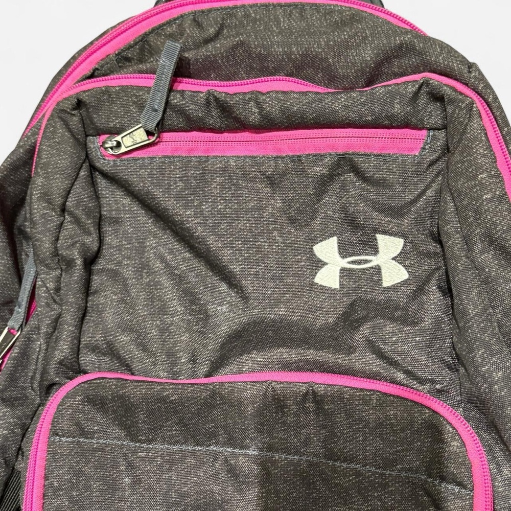 Under Armour Charcoal and Magenta Women's Backpack - Picture 4 of 7